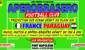 L'Apérobrasero Football Club débarque au Fort Napoléon !