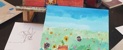 Atelier Créarth IsabelLVautrin - Ateliers ENFANTS dessin peinture modelage 