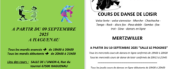 Koch Jean-Marc - Reprise des cours de danses saison 2025 - 2026