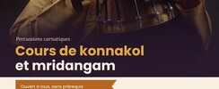 Balakumar Paramalingam - Cours de Konnakol et Mridangam – Percussions