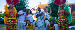 Compagnie wim percussion - Batucada Paris en déambulation parade carnaval