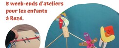 Année papier - Atelier d'arts plastiques pour les enfants