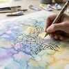 Aquarelle intuitive et dessin méditatif Zentangle