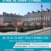 Stage de CHANT LYRIQUE - solos, duos accompagnés au piano